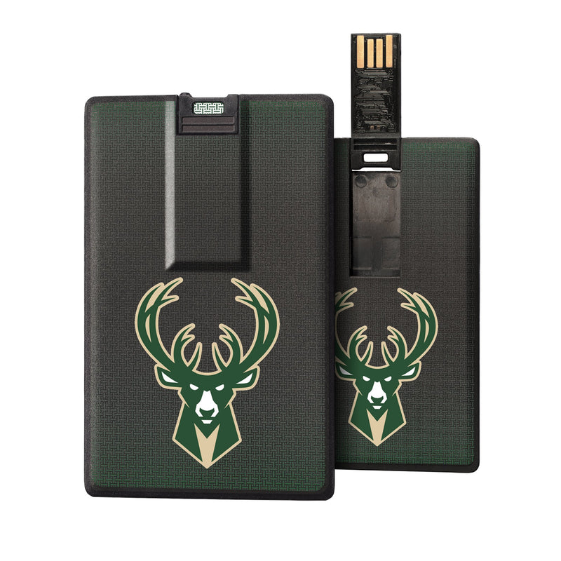 Milwaukee Bucks Linen Credit Card USB Drive 32GB