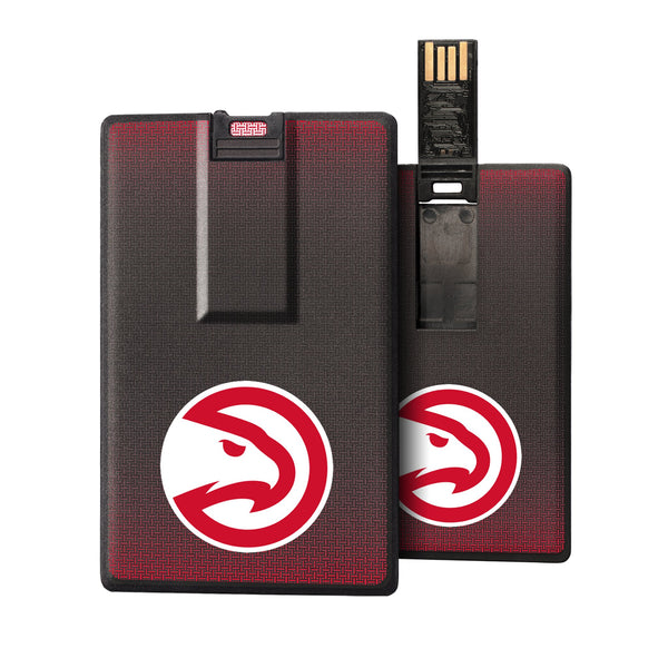 Atlanta Hawks Linen Credit Card USB Drive 32GB