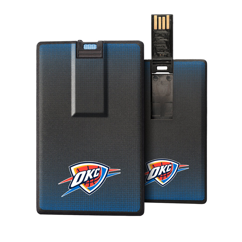 Oklahoma City Thunder Linen Credit Card USB Drive 32GB