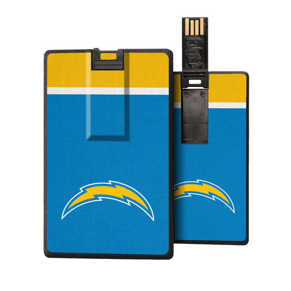 Los Angeles Chargers Stripe Credit Card USB Drive 32GB