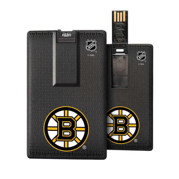 Boston Bruins Linen Credit Card USB Drive 32GB