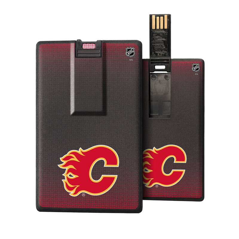 Calgary Flames Linen Credit Card USB Drive 32GB