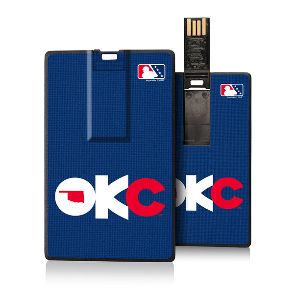 Oklahoma City Baseball Club Solid Credit Card USB Drive 32GB