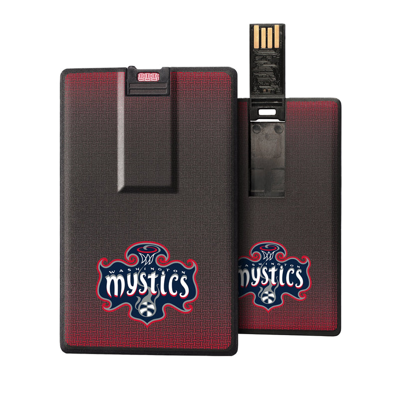 Washington Mystics Linen Credit Card USB Drive 32GB