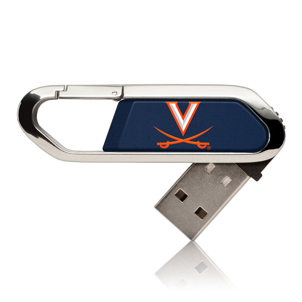 University of Virginia Cavaliers Solid USB 32GB Clip Style Flash Drive