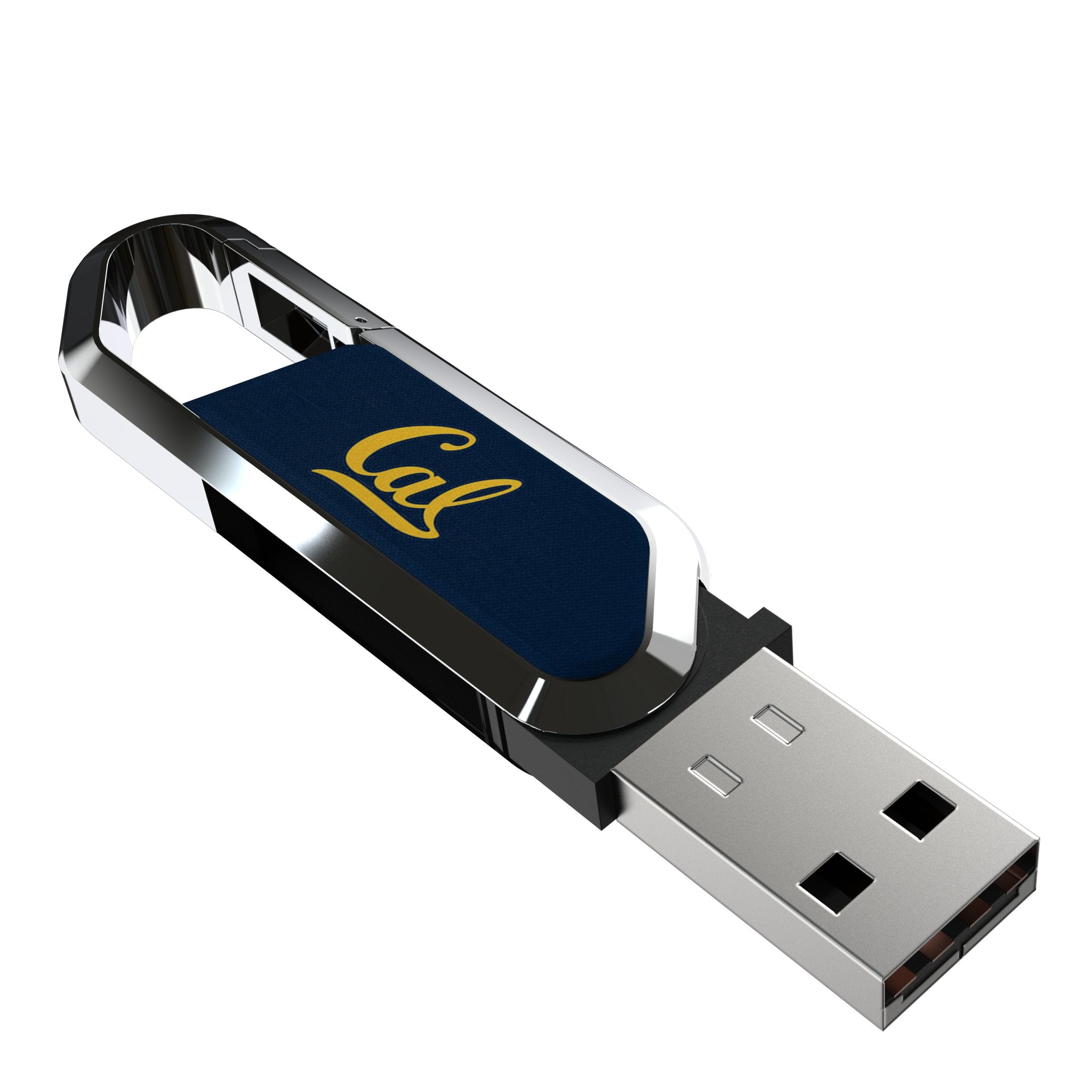 University of California Berkeley Golden Bears Solid USB 64GB Clip Style Flash Drive