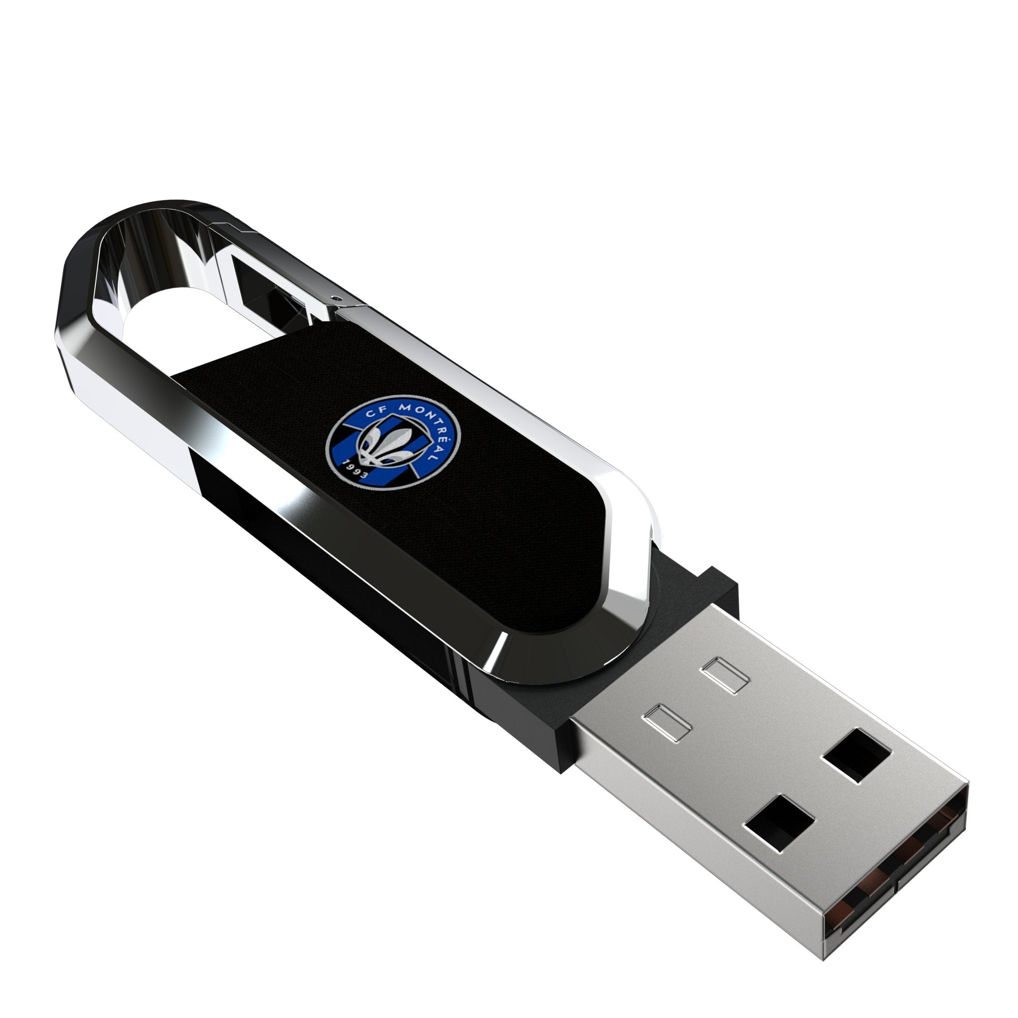CF Montreal Solid USB 64GB Clip Style Flash Drive