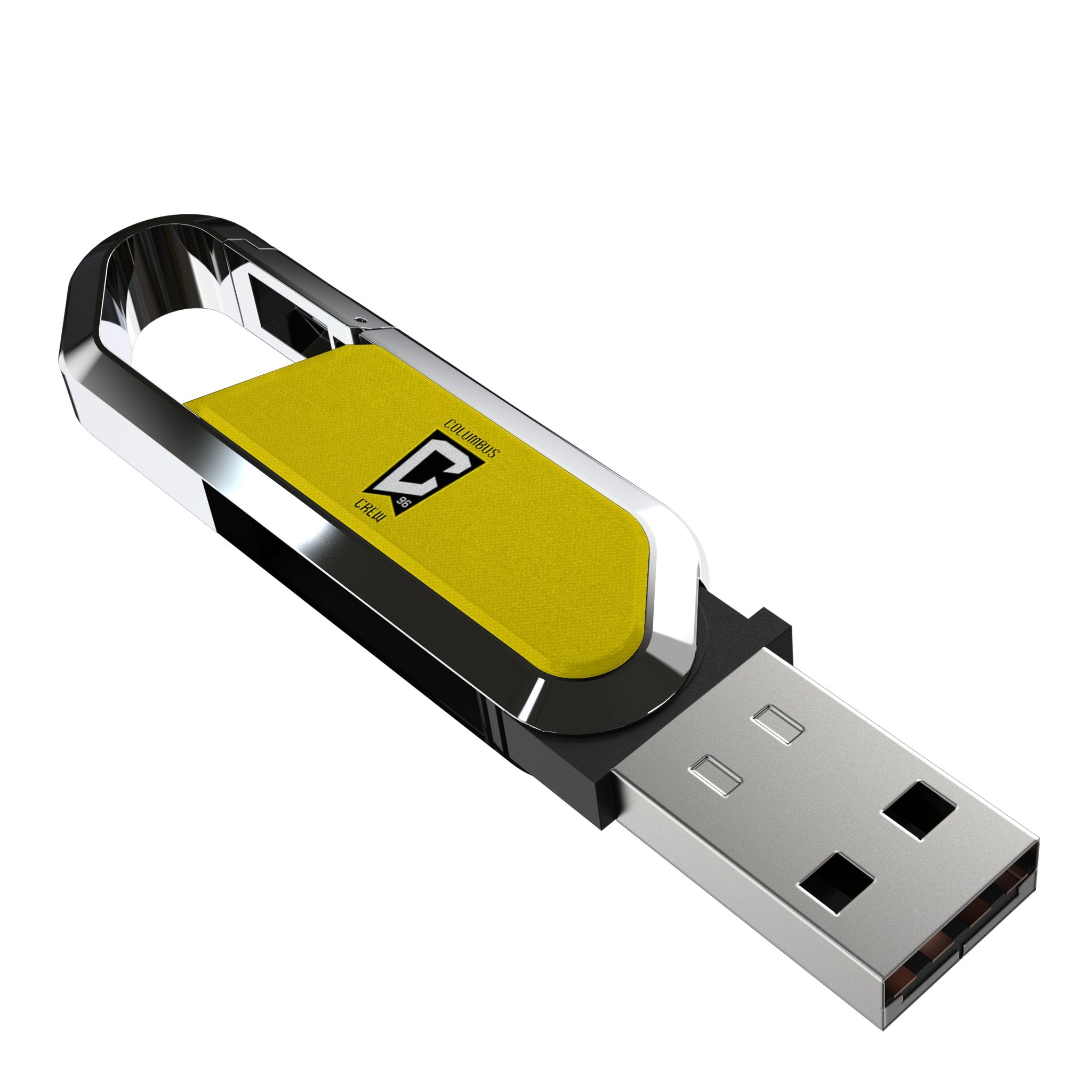 Columbus Crew Solid USB 64GB Clip Style Flash Drive