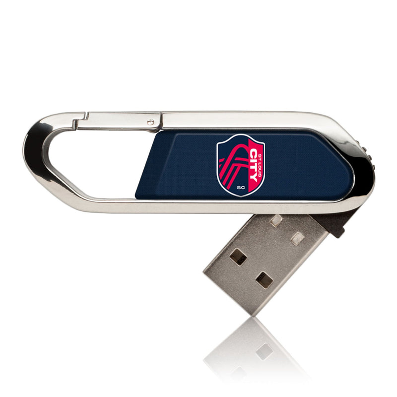 St. Louis CITY SC  Solid USB 32GB Clip Style Flash Drive