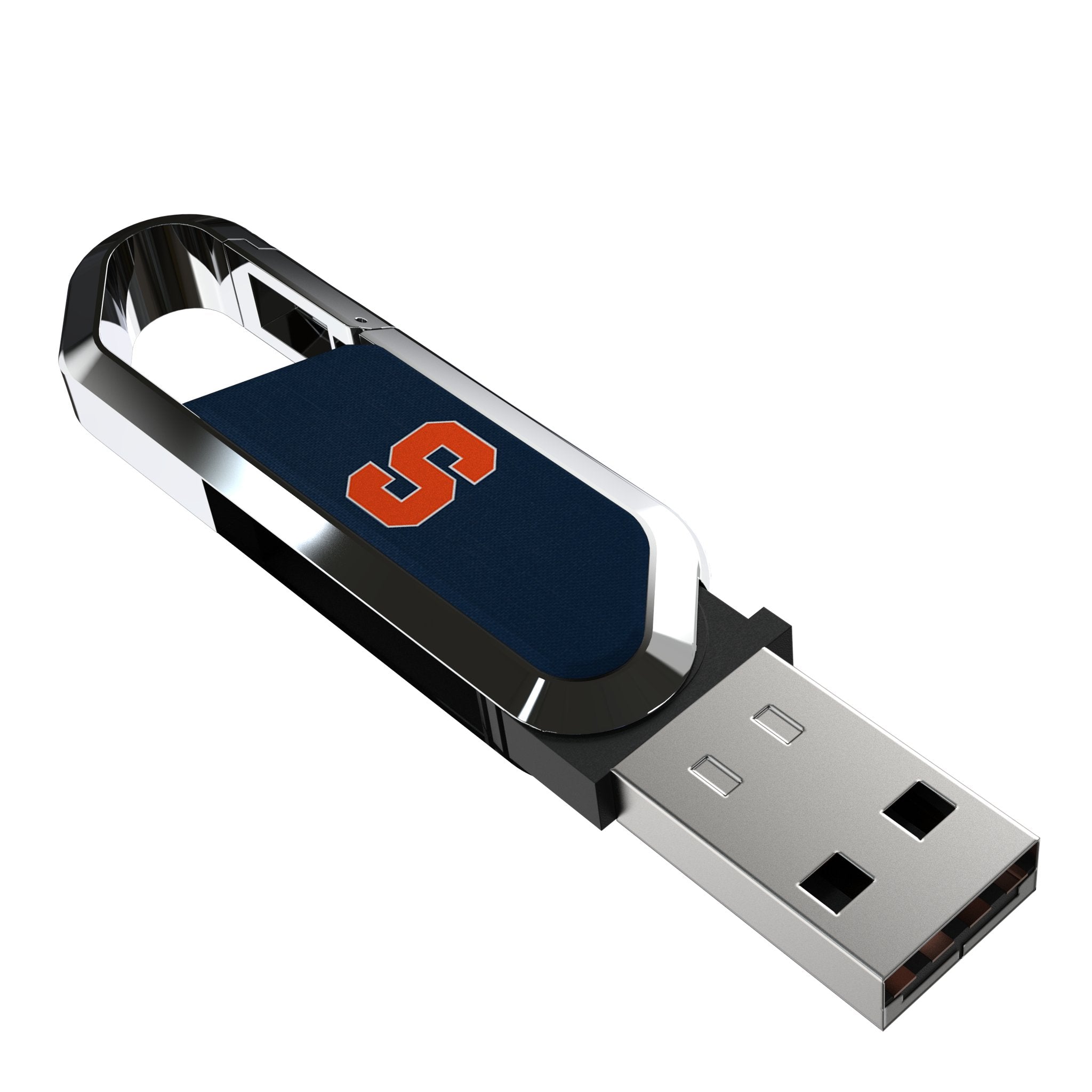 Syracuse University Orange Solid USB 64GB Clip Style Flash Drive