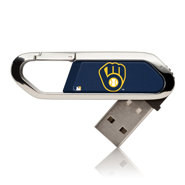 Milwaukee Brewers Solid USB 32GB Clip Style Flash Drive