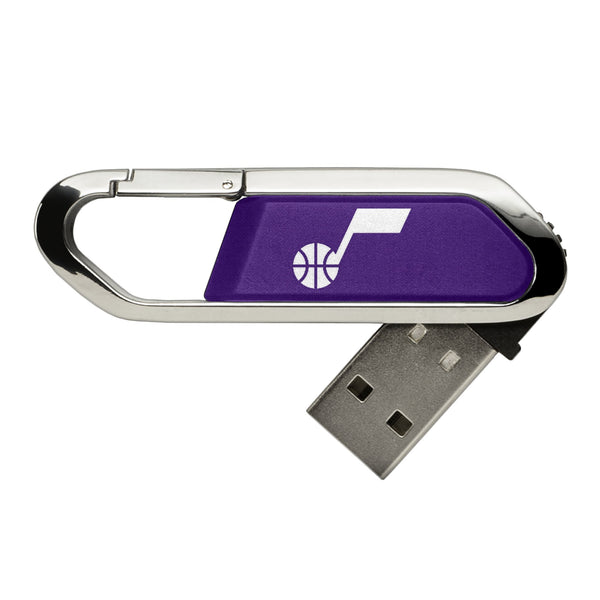 Utah Jazz Solid USB 32GB Clip Style Flash Drive