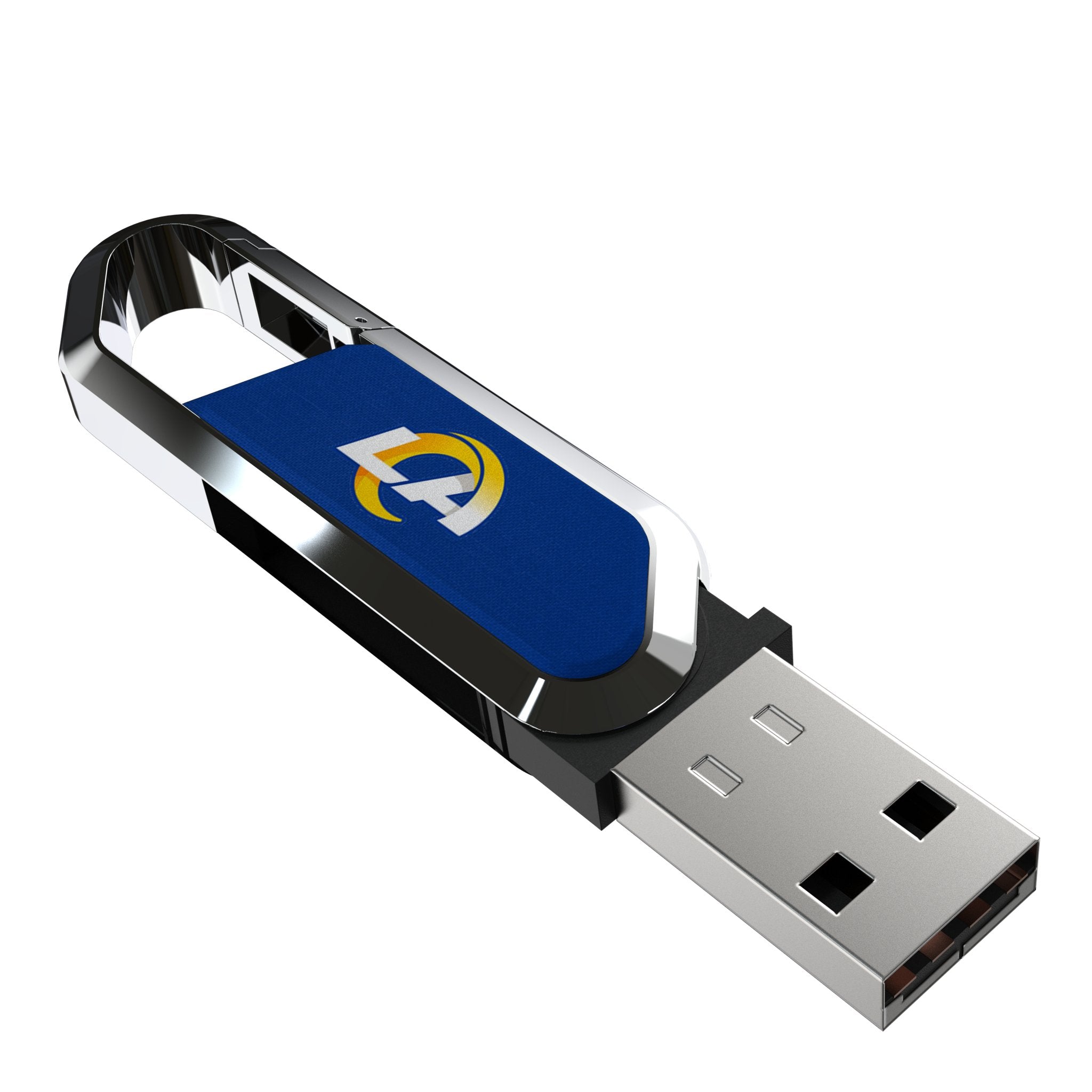 Los Angeles Rams Solid USB 64GB Clip Style Flash Drive