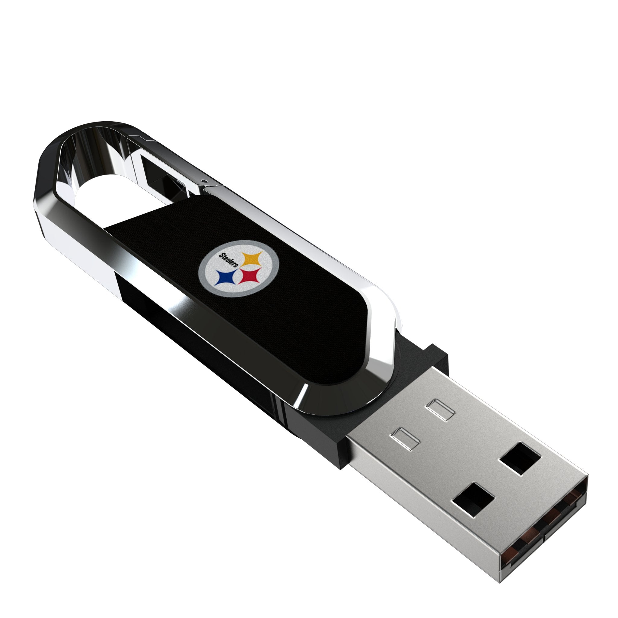 Pittsburgh Steelers Solid USB 64GB Clip Style Flash Drive