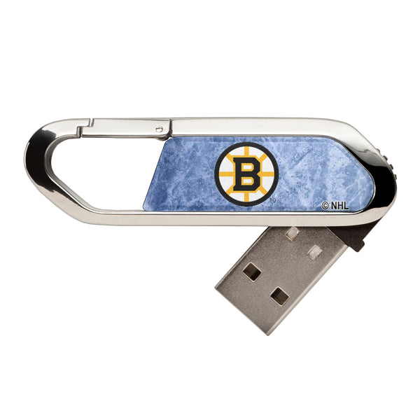 Boston Bruins Ice Flood USB 32GB Clip Style Flash Drive