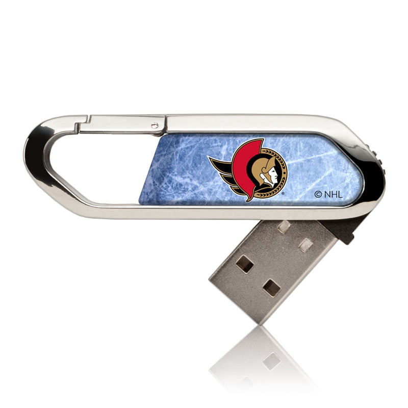 Ottawa Senators Ice Flood USB 32GB Clip Style Flash Drive