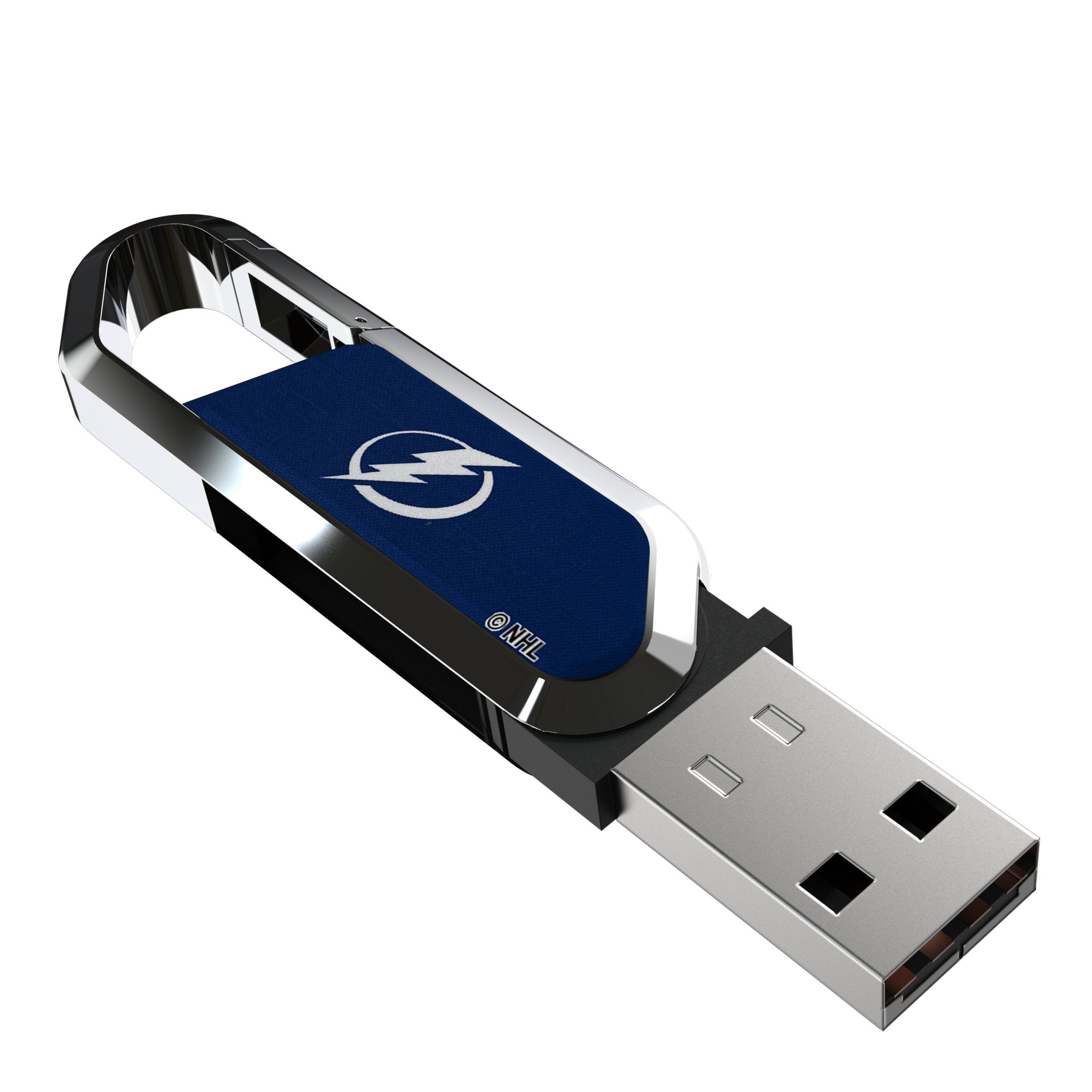 Tampa Bay Lightning Solid USB 64GB Clip Style Flash Drive