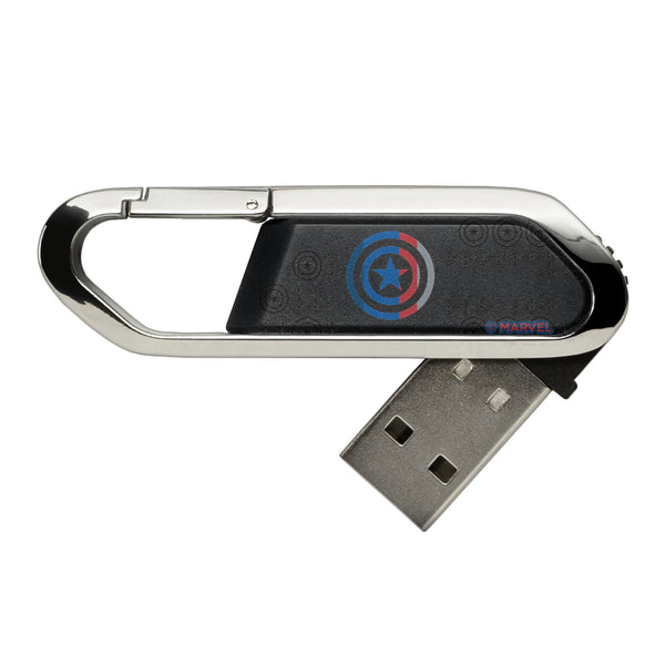 Marvel Avengers Captain America Sigil USB 32GB Clip Style Flash Drive