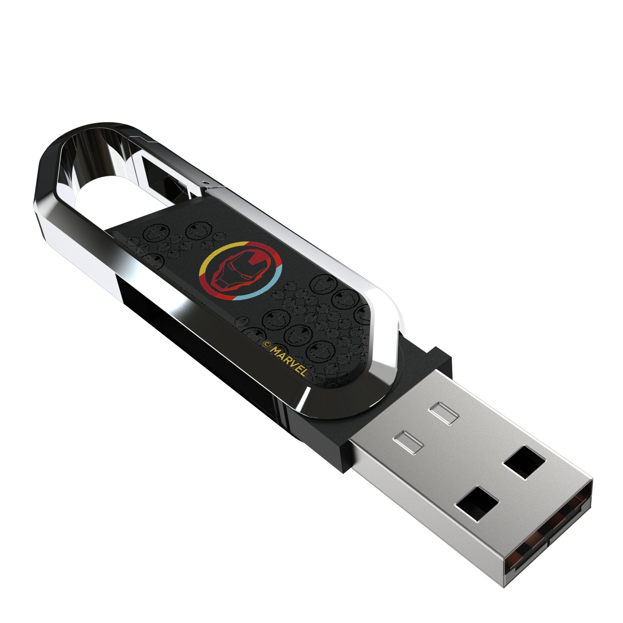 Marvel Avengers Iron Man Sigil USB 64GB Clip Style Flash Drive