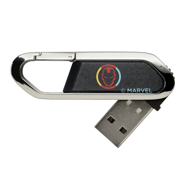 Marvel Avengers Iron Man Sigil USB 32GB Clip Style Flash Drive