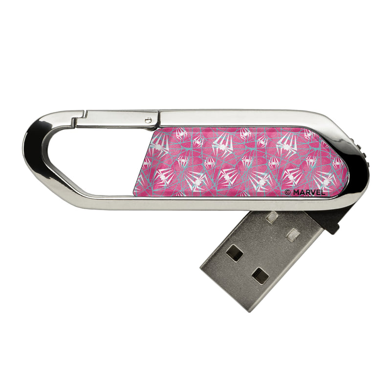 Marvel Spider-Gwen Pattern USB 32GB Clip Style Flash Drive