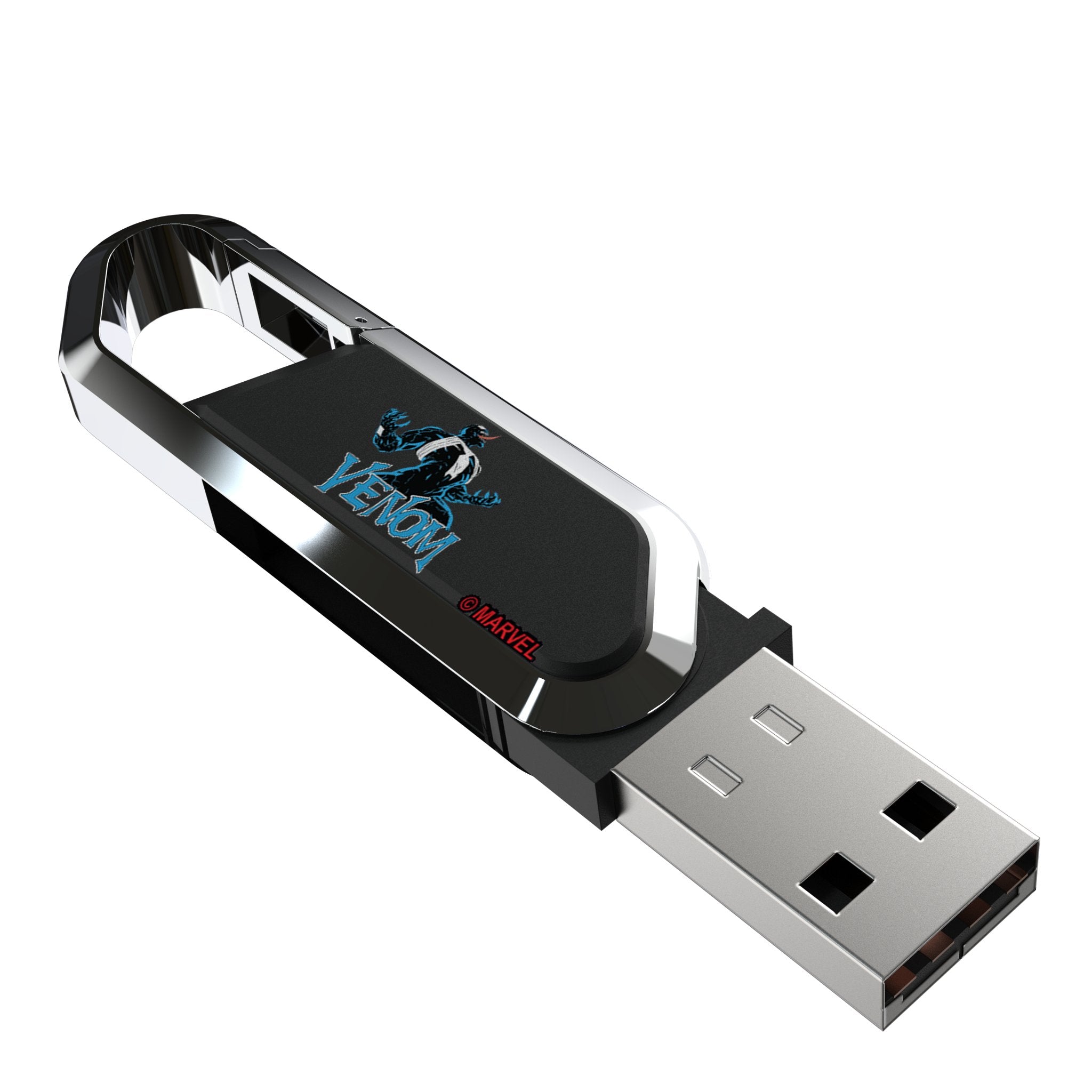 Marvel Venom Badge USB 64GB Clip Style Flash Drive