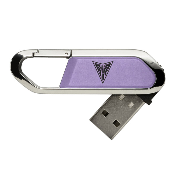 Golden State Valkyries Solid USB 32GB Clip Style Flash Drive