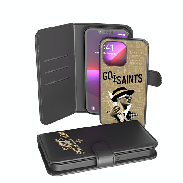 New Orleans Saints 2024 Illustrated Limited Edition iPhone Wallet Phone Case