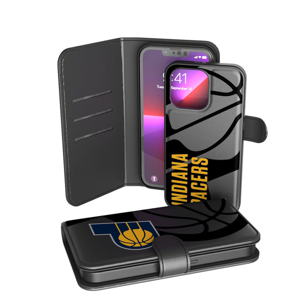 Indiana Pacers Monocolor Tilt iPhone Wallet Phone Case for Apple iPhone