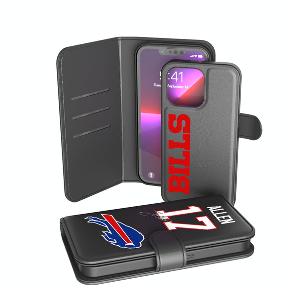 Josh Allen Buffalo Bills 17 Ready iPhone Wallet Phone Case