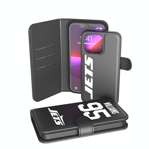 Quinnen Williams New York Jets 95 Ready iPhone Wallet Phone Case