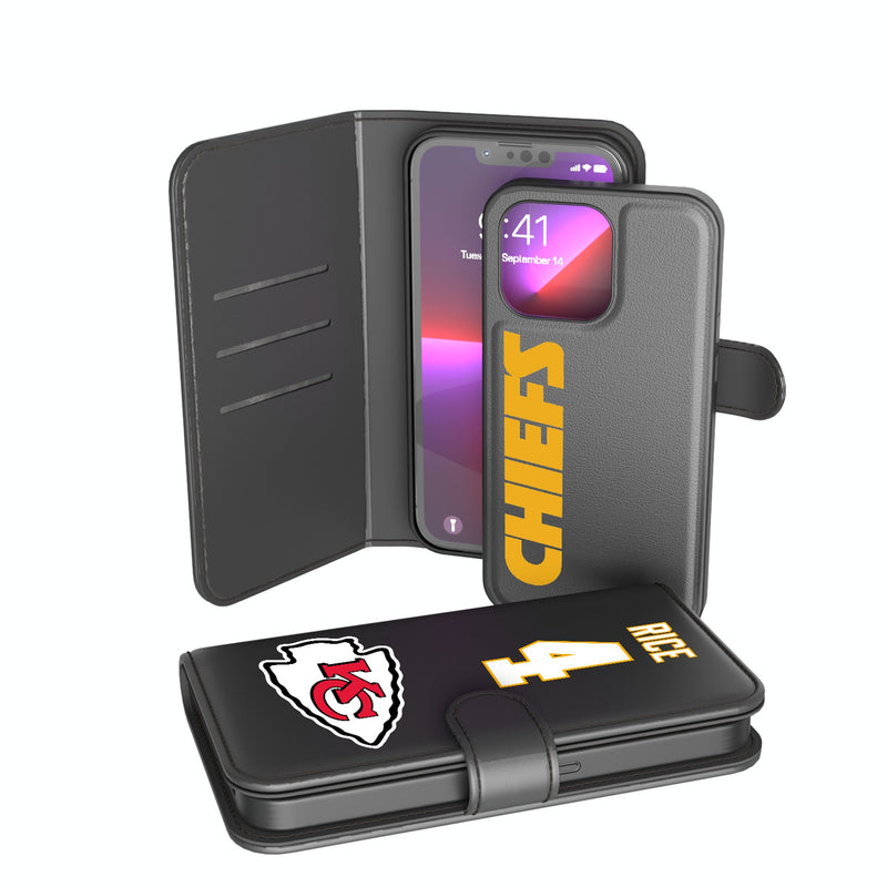 Rashee Rice Kansas City Chiefs 4 Ready iPhone Wallet Phone Case
