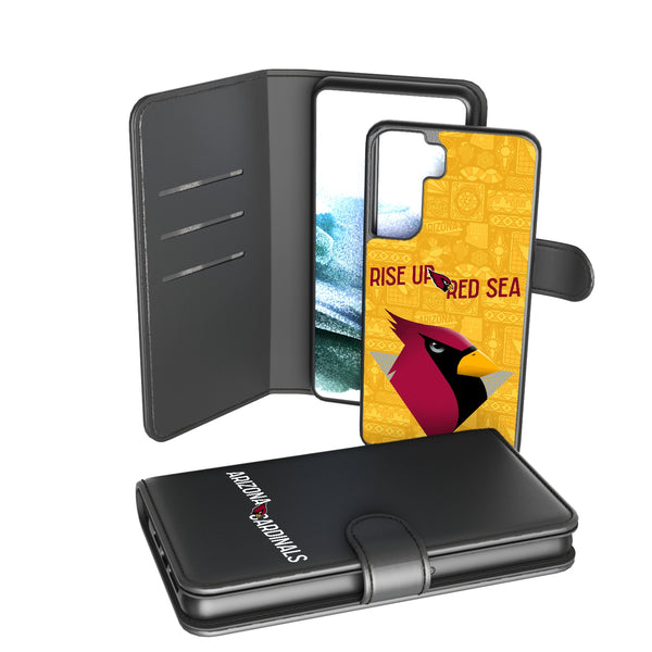 Arizona Cardinals 2024 Illustrated Limited Edition Galaxy Wallet Phone Case