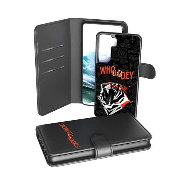 Cincinnati Bengals 2024 Illustrated Limited Edition Galaxy Wallet Phone Case