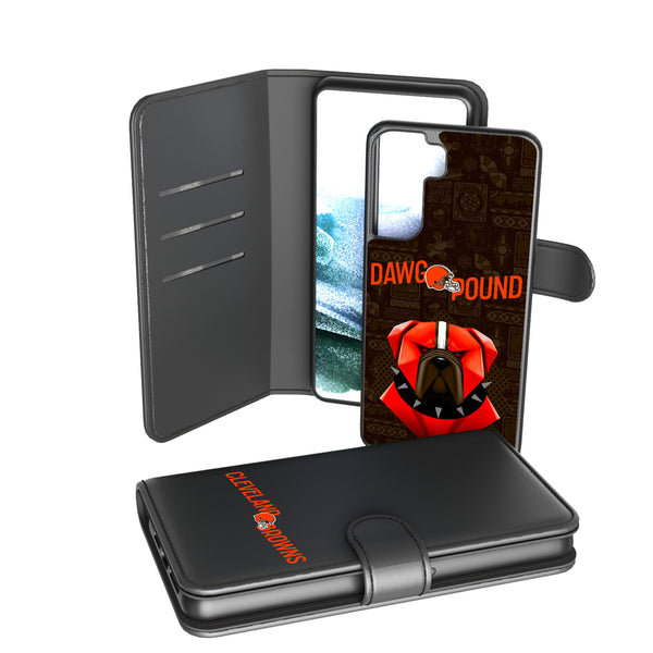 Cleveland Browns 2024 Illustrated Limited Edition Galaxy Wallet Phone Case