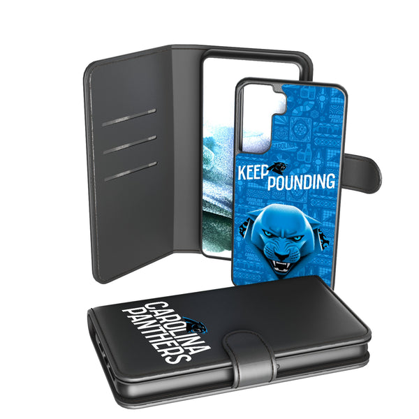 Carolina Panthers 2024 Illustrated Limited Edition Galaxy Wallet Phone Case