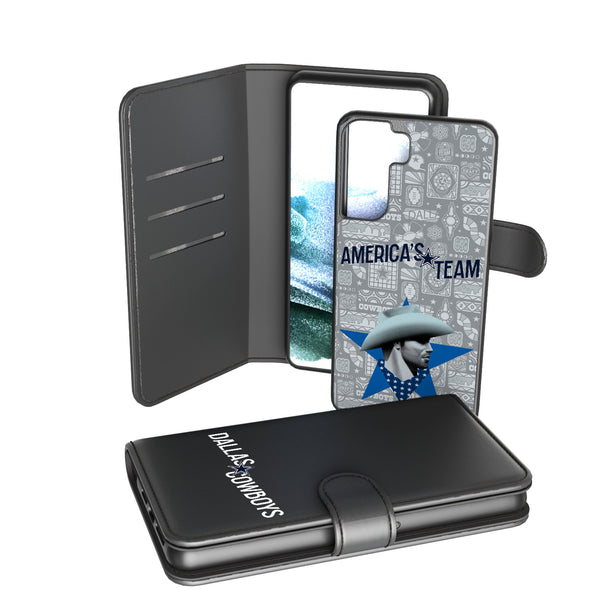 Dallas Cowboys 2024 Illustrated Limited Edition Galaxy Wallet Phone Case
