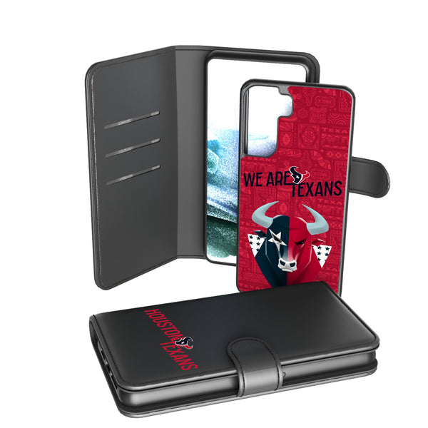 Houston Texans 2024 Illustrated Limited Edition Galaxy Wallet Phone Case