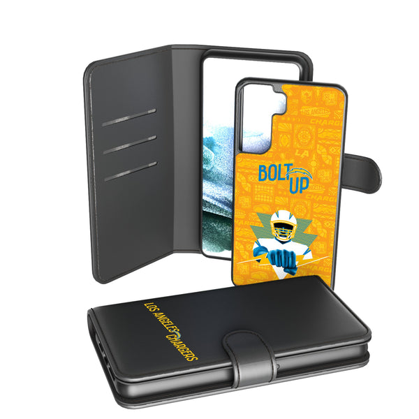 Los Angeles Chargers 2024 Illustrated Limited Edition Galaxy Wallet Phone Case