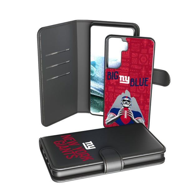 New York Giants 2024 Illustrated Limited Edition Galaxy Wallet Phone Case