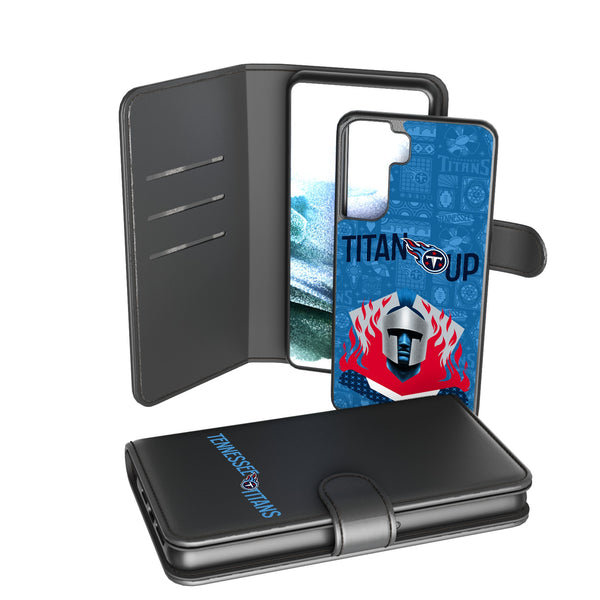 Tennessee Titans 2024 Illustrated Limited Edition Galaxy Wallet Phone Case