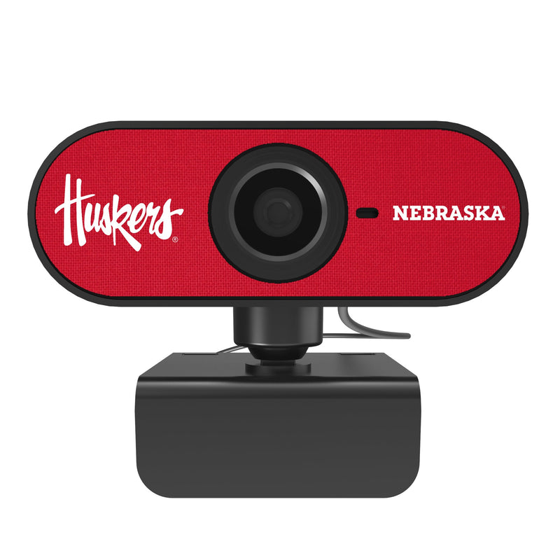 University of Nebraska Huskers Solid Webcam