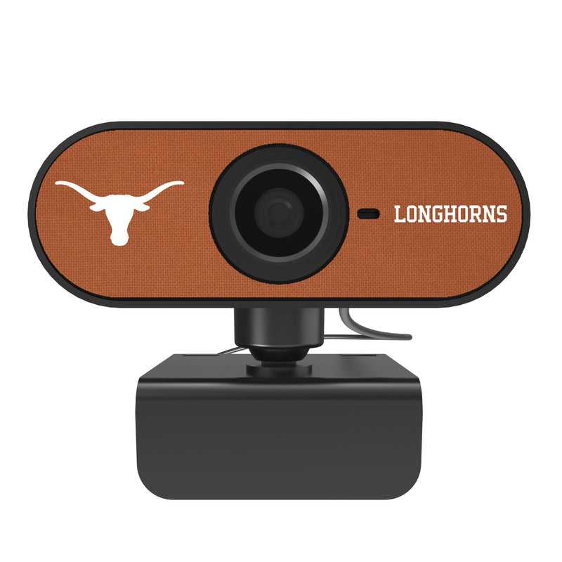 University of Texas Longhorns Solid Webcam