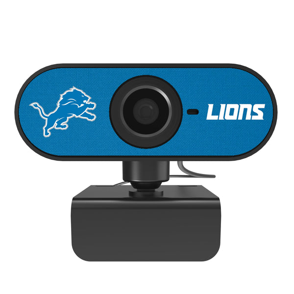 Detroit Lions Solid Webcam
