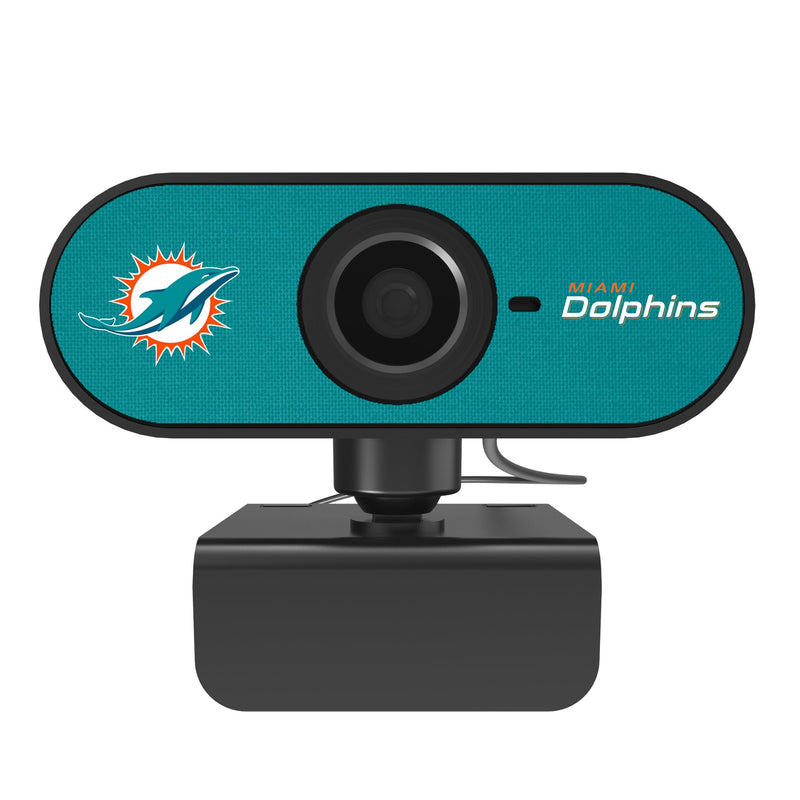 Miami Dolphins Solid Webcam