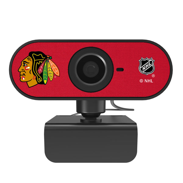 Chicago Blackhawks Solid Webcam
