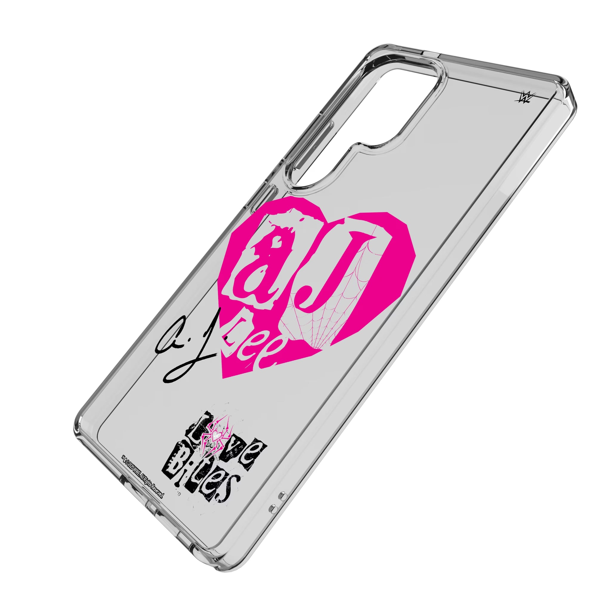 AJ Lee Impact Galaxy Clear Phone Case for Samsung Galaxy - Isometric View
