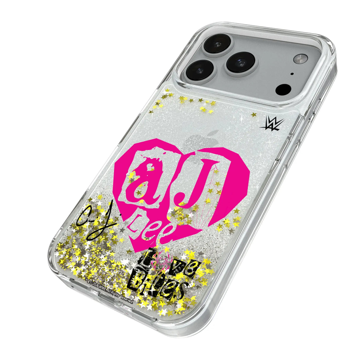 AJ Lee Impact iPhone Glitter Phone Case for Apple iPhone - Isometric View#Device_iPhone 18 Pro