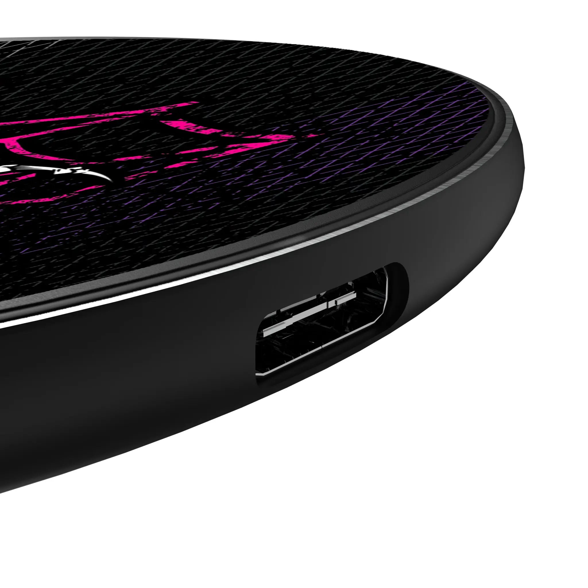 AJ Lee Steel 15-Watt Wireless Charger - Detail
