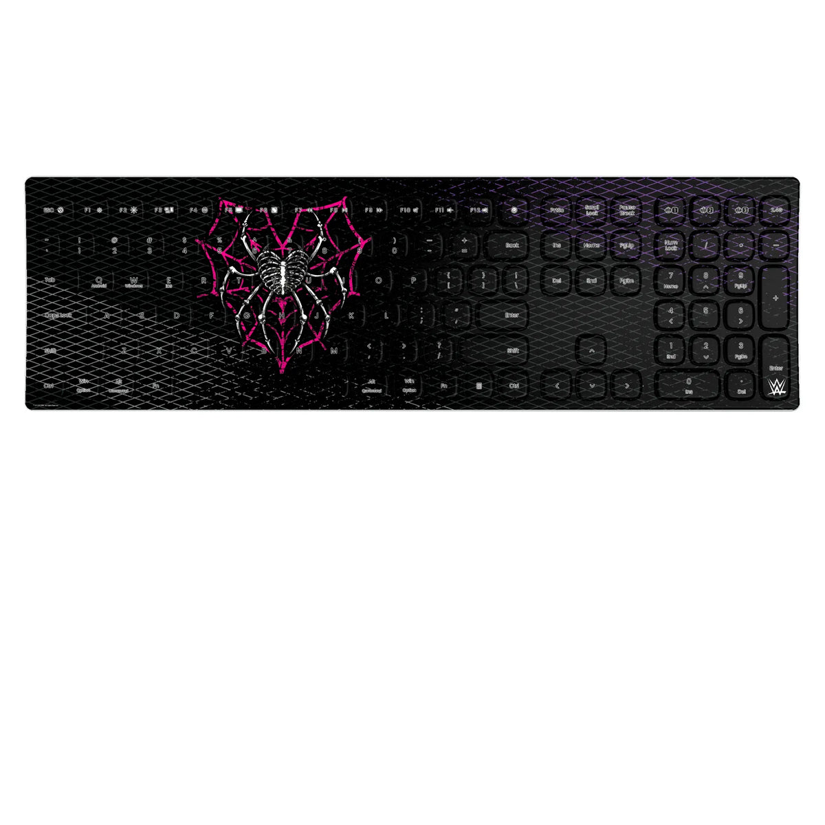 AJ Lee Steel KKB605 Curved Wireless Keyboard